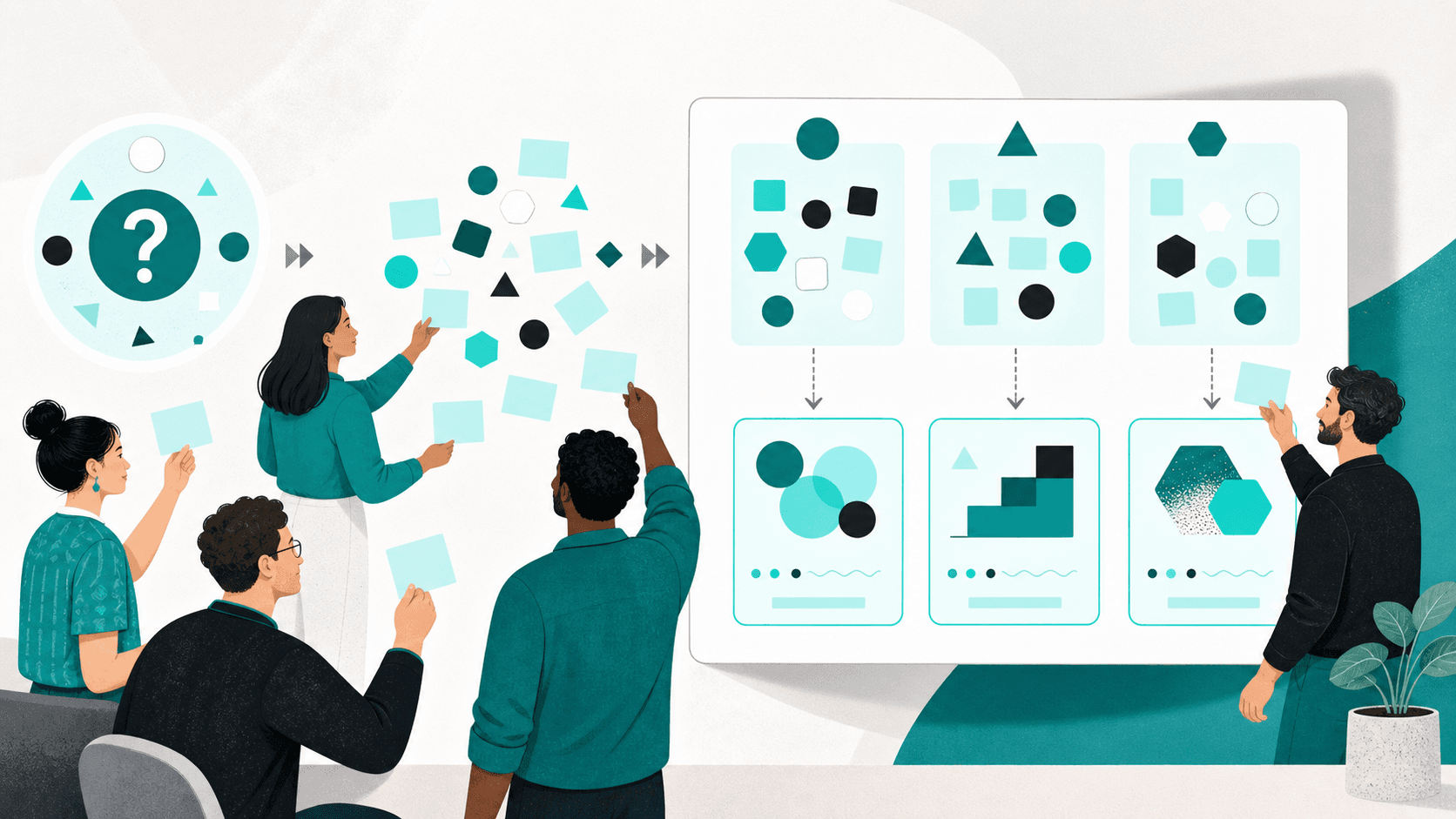 Employees contribute anonymous suggestions that are grouped into themes and converted into practical workplace actions.